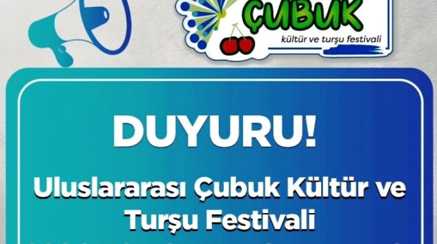 Çubuk Turşu Festivali bu yıl yapılmayacak