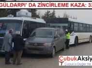 Güldarpı da zincirleme kaza: 33 yaralı